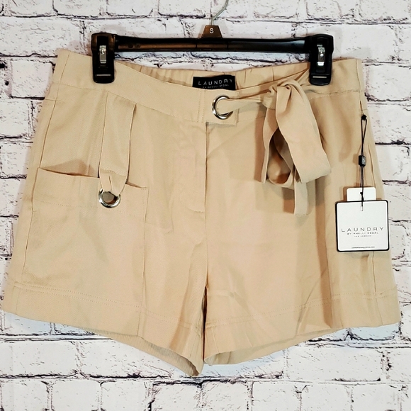 Laundry By Shelli Segal Pants - Laundry By Shelli Segal Women's Tan Shorts Size 8 NWT